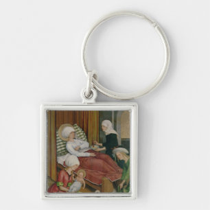 Die Geburt der Jungfrau, c.1500 Schlüsselanhänger