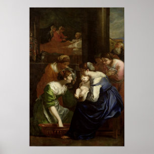 Die Geburt der Jungfrau, c.1620 Poster