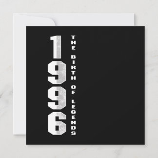 Die Geburt der Legenden 1996 24. Geburtstagsgesche Einladung