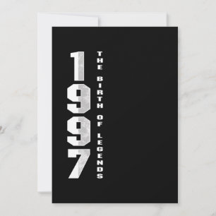 Die Geburt der Legenden 1997 23. Geburtstagsgesche Einladung