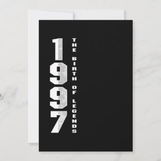 Die Geburt der Legenden 1997 23. Geburtstagsgesche Einladung
