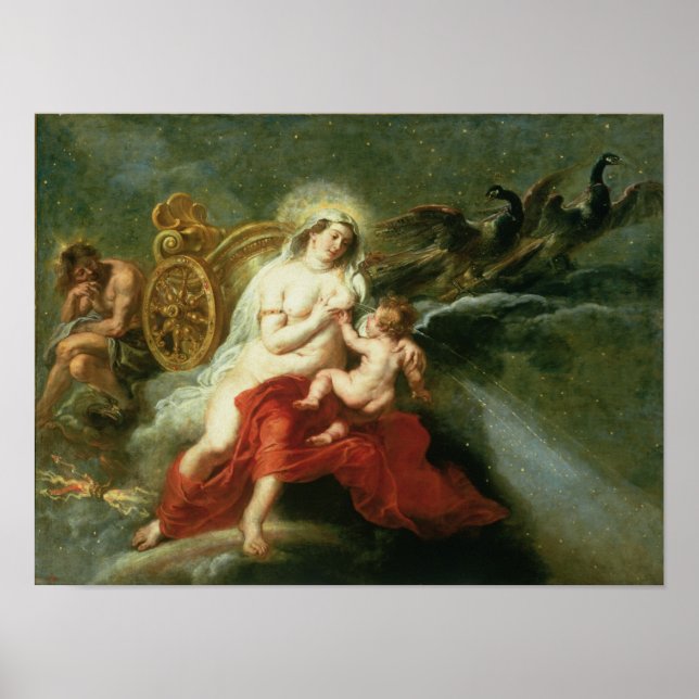 Die Geburt der Milchstraße, 1668 Poster (Vorne)