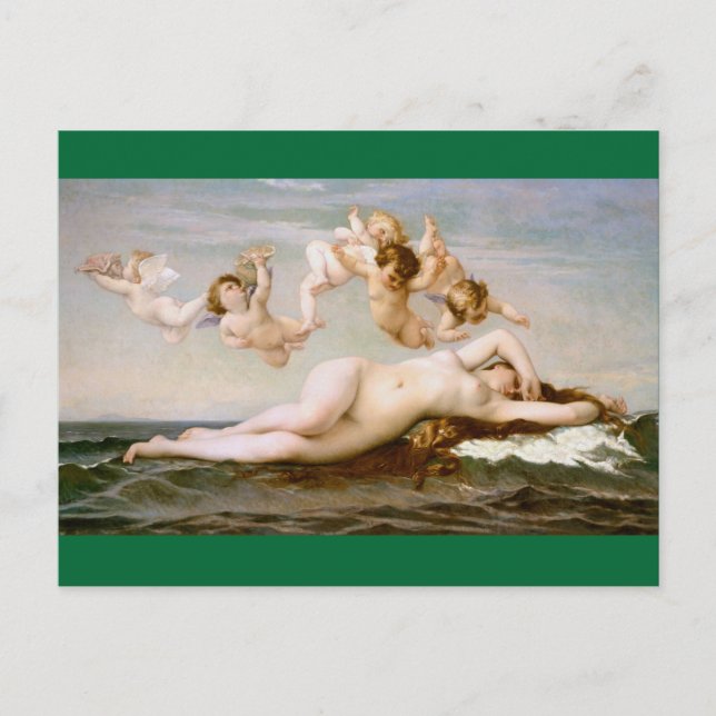 Die Geburt der Venus - Alexandre Cabanel Postkarte (Vorderseite)