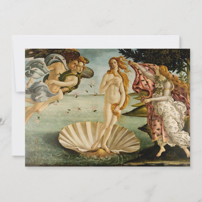 Die Geburt der Venus | Botticelli (Vorderseite)