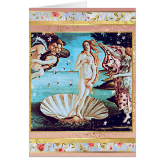 Die Geburt der Venus Botticelli Geburtstagskarte