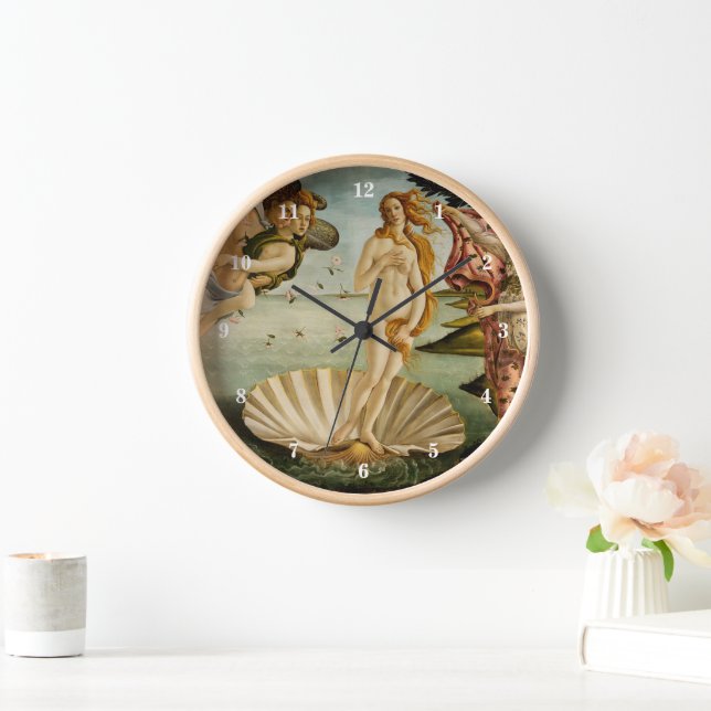 Die Geburt der Venus | Botticelli Uhr (Zuhause)
