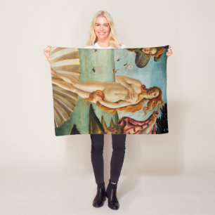 Die Geburt der Venus (Detail), Sandro Botticelli Fleecedecke