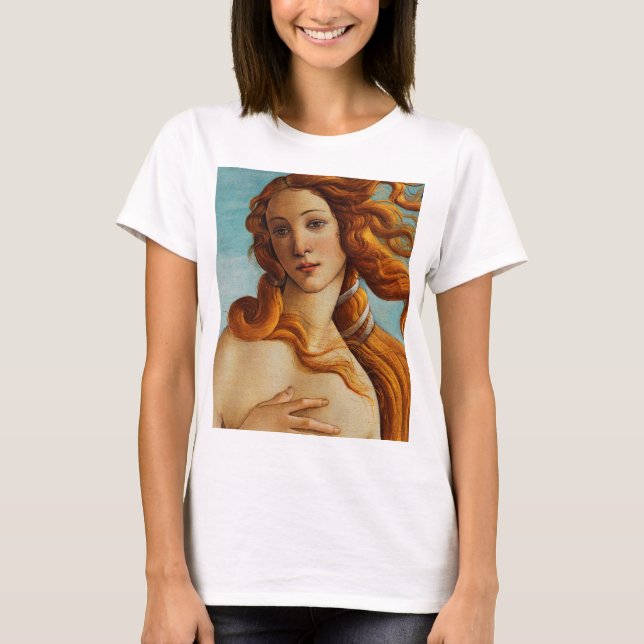 Die Geburt der Venus (Detail), Sandro Botticelli T-Shirt (Vorderseite)