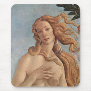 Die Geburt der Venus (Detail) von Sandro Botticell Mousepad