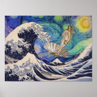 Die Geburt der Venus in der Großen Welle