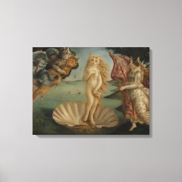 Die Geburt der Venus Katzen Parodie Renaissance Ku Leinwanddruck