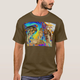 Die Geburt der Venus psychedelic 2 T-Shirt