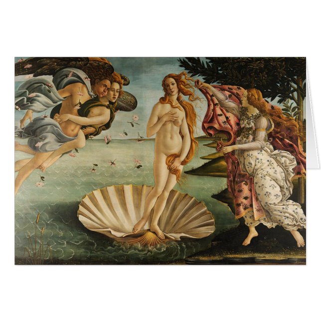 Die Geburt der Venus - Sandro Botticelli (Vorderseite (Horizontal))