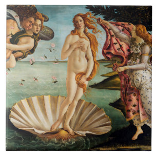 Die Geburt der Venus, Sandro Botticelli Fliese