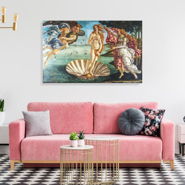 Die Geburt der Venus | Sandro Botticelli | Leinwanddruck (Insitu (Wohnzimmer))