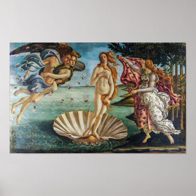 Die Geburt der Venus | Sandro Botticelli | Poster (Vorne)