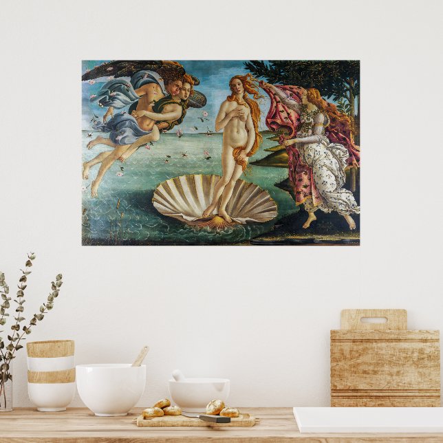 Die Geburt der Venus | Sandro Botticelli | Poster (Küche)
