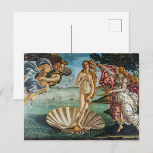 Die Geburt der Venus Sandro Botticelli Postkarte
