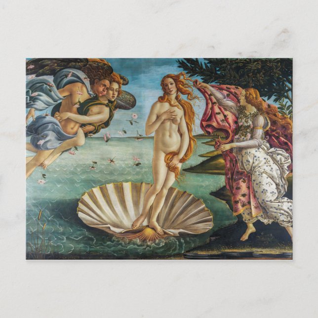 Die Geburt der Venus | Sandro Botticelli | Postkarte (Vorderseite)