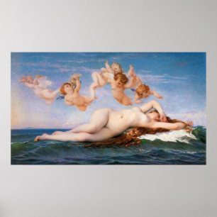 Die Geburt der Venus von Alexandre Cabanel aus dem Poster