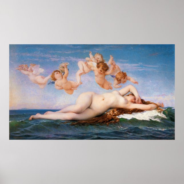 Die Geburt der Venus von Alexandre Cabanel aus dem Poster (Vorne)