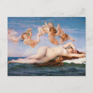 Die Geburt der Venus von Alexandre Cabanel aus dem Postkarte
