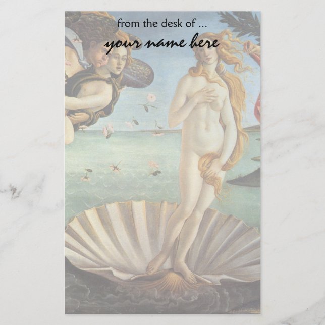 Die Geburt der Venus von Sandro Botticelli Briefpapier (Vorderseite)