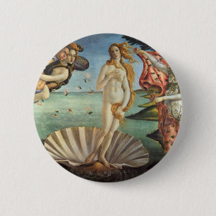 Die Geburt der Venus von Sandro Botticelli Button