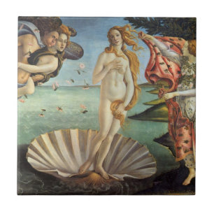 Die Geburt der Venus von Sandro Botticelli Fliese