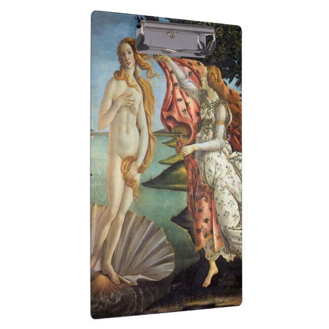 Die Geburt der Venus von Sandro Botticelli Klemmbrett (Rechts)