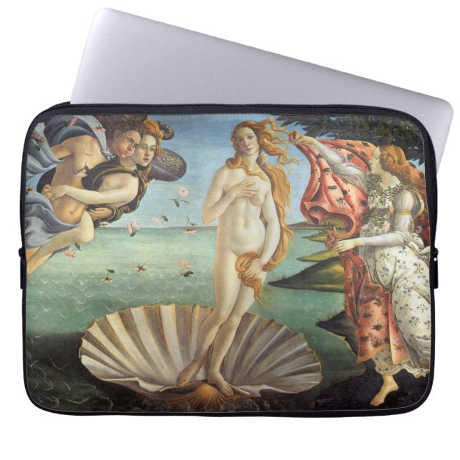 Die Geburt der Venus von Sandro Botticelli Laptopschutzhülle (Vorderseite)