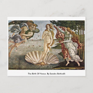 Die Geburt der Venus. von Sandro Botticelli Postkarte