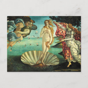 Die Geburt der Venus von Sandro Botticelli Postkarte