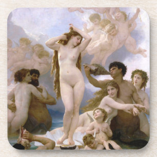 Die Geburt der Venus von William‑Adolphe Bouguerea Getränkeuntersetzer