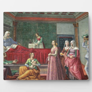Die Geburt des Johannes des Täufer (Fresko) (siehe Fotoplatte