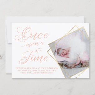 Die Geburt einer Prinzessin war einmal bekannt Ankündigung