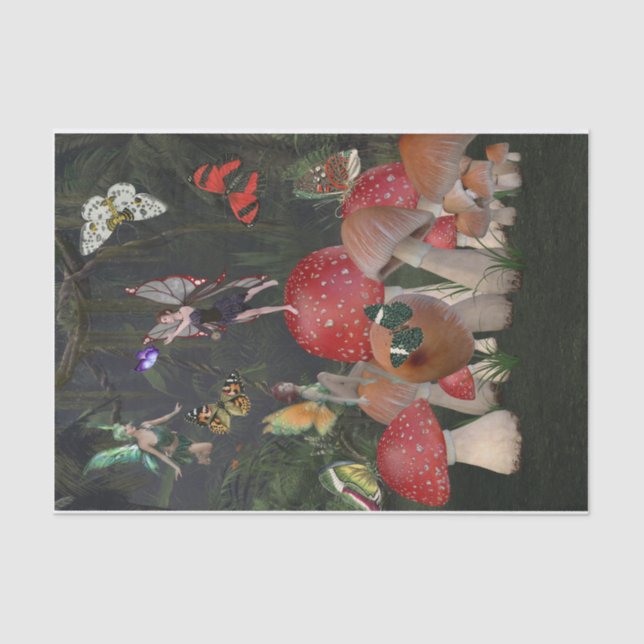 Die Geburt eines Schmetterlings Seidenpapier (Vorderseite)