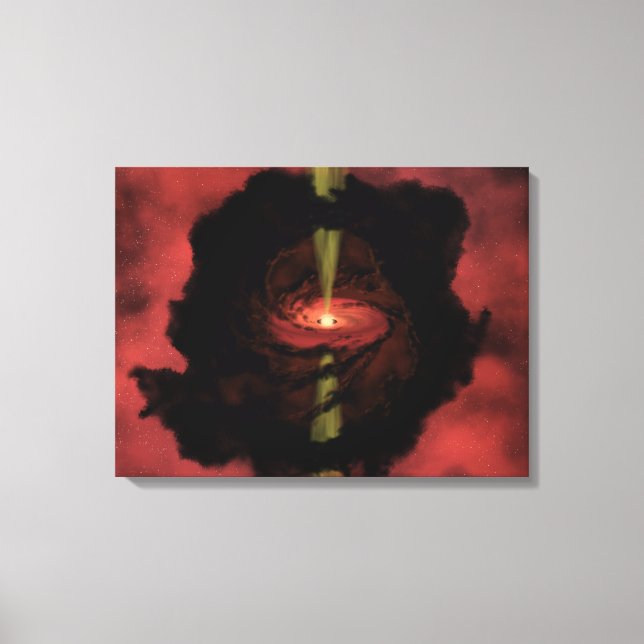 Die Geburt eines Sterns Leinwanddruck (Vorderseite)