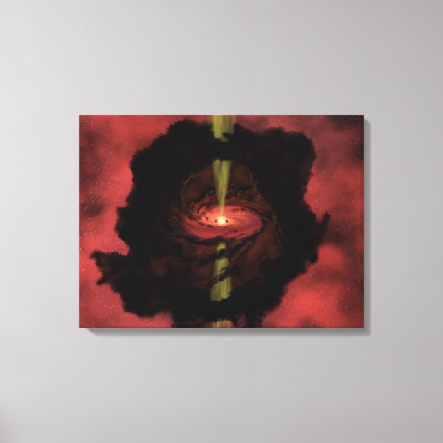 Die Geburt eines Sterns Leinwanddruck (Vorderseite)