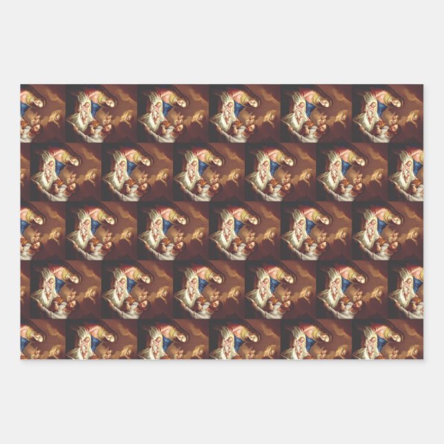 Die Geburt Jesu Christi Geschenkpapier Set (Vorderseite)