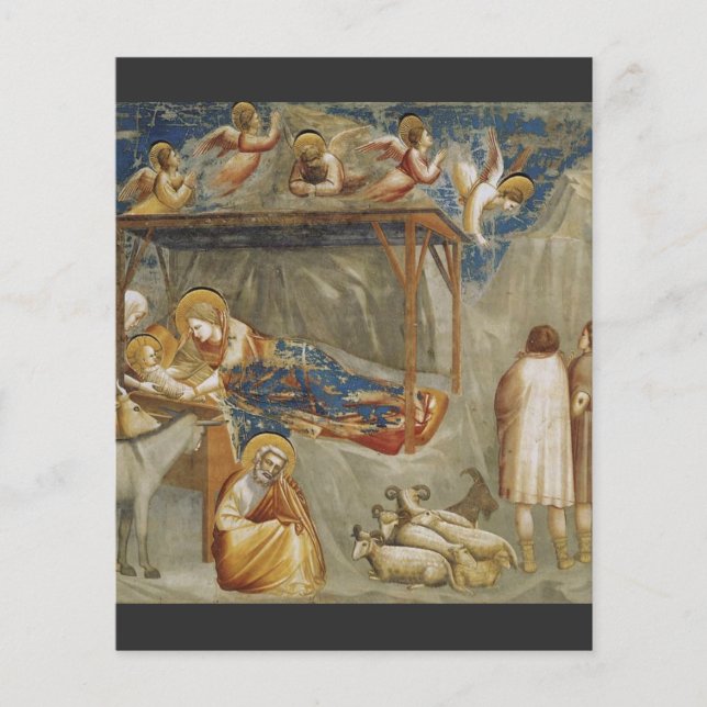 Die Geburt Jesu Christi von Giotto (Vorderseite)