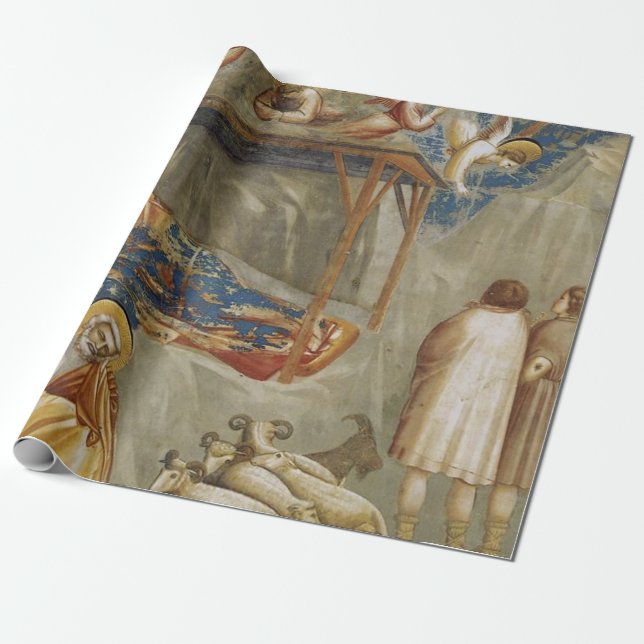 Die Geburt Jesu Christi von Giotto Geschenkpapier (Ungerollt)