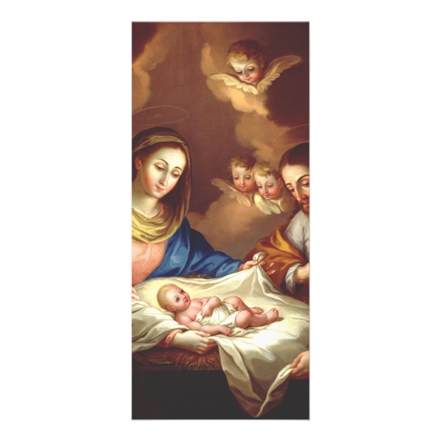 Die Geburt Jesu Christi Werbekarte (Vorne)