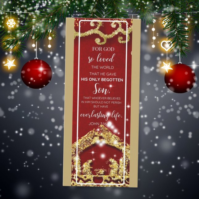 Die Geburt Jesu Frohe Weihnachten Lesezeichen (Von Creator hochgeladen)