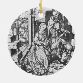 Die Geburt Jesu (von Martin Schongauer) Keramik Ornament