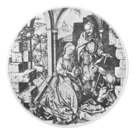 Die Geburt Jesu (von Martin Schongauer) Keramikknauf