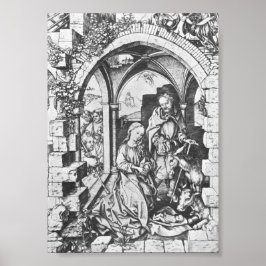 Die Geburt Jesu (von Martin Schongauer) Poster