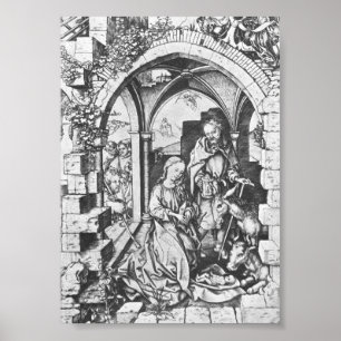 Die Geburt Jesu (von Martin Schongauer) Poster