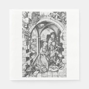 Die Geburt Jesu (von Martin Schongauer) Serviette