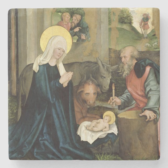Die Geburt von Christus Steinuntersetzer (Vorderseite)